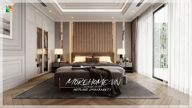 Nệm ốp tường đầu giường mang tới sự thoải mái thẩm mỹ cao cho phòng ngủ 