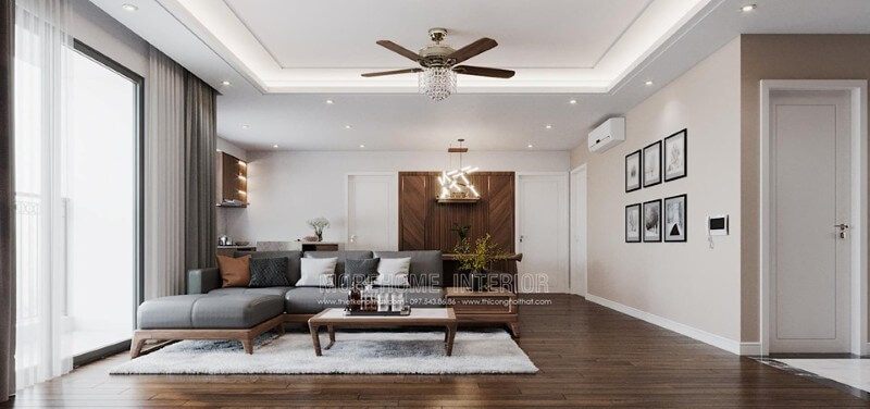 Thiết kế nội thất phòng khách chung cư